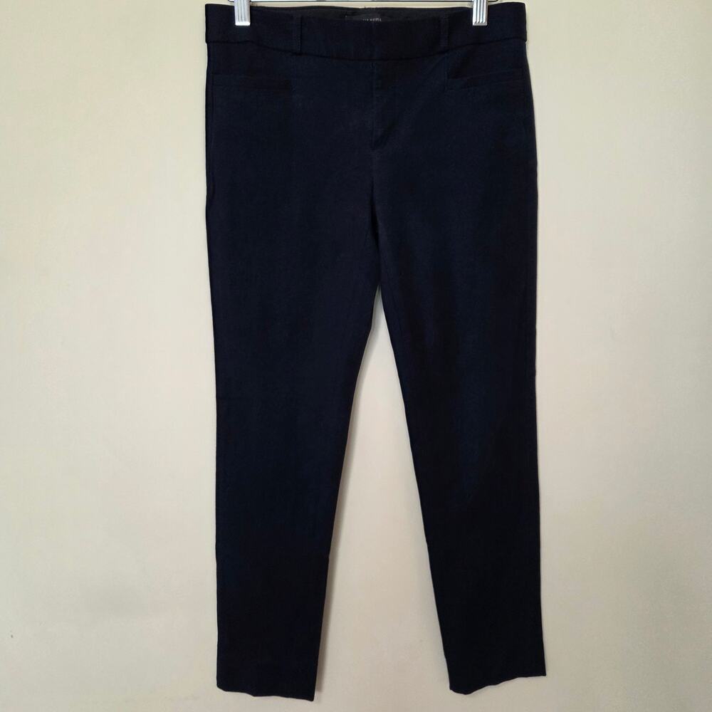 Banana Republic Sloan Size 0 Navy Blue Ankle Skinny Tapered Dress Pants